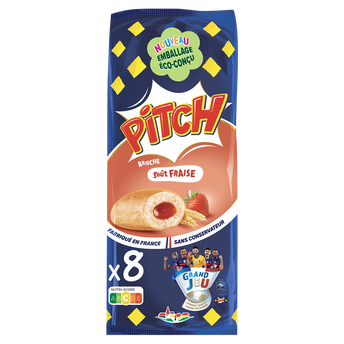 Image de Brioche PITCH brioche goût fraise - x8