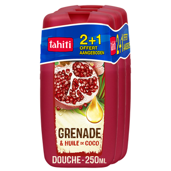 Image de Gel douche grenade & huile de coco TAHITI lot