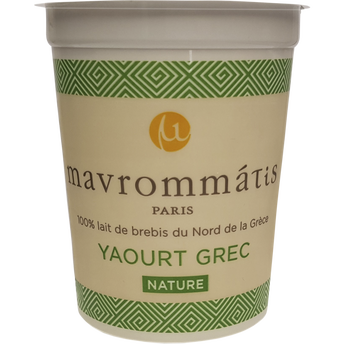 Image de Yaourt grec lait de brebis 6%mg MAVROMMATIS pot