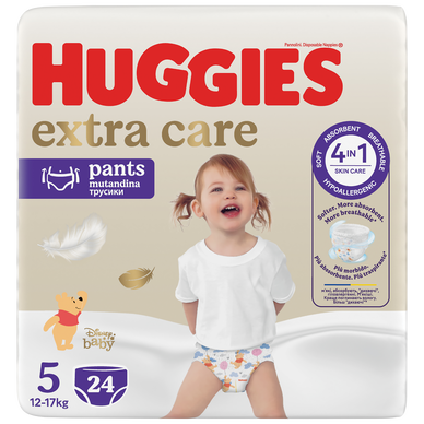 Culottes Extra Care HUGGIES Taille 5, x24 - Super U, Hyper U, U