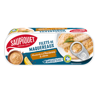 Image de Filets de maquereaux à la moutarde à l'ancienne et citron SAUPIQUET