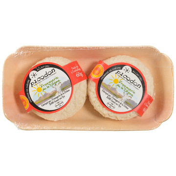 Fromagerie de la Drôme Picodon Aop Au Lait Cru De Chèvre 26% De Mg, X2 Soit 120g