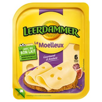 Image de Fromages au lait pasteurise le moelleux LEERDAMMER 29,5%MG