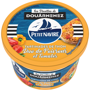 Image de Tartinades de Thon Duo de Poivrons & Tomates PETIT NAVIRE