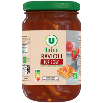 Image de U BIO
Raviolis pur boeuf , boîte 4/4