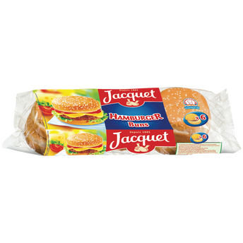 Image de Pain spécial pour hamburger JACQUET, 6 unités soit