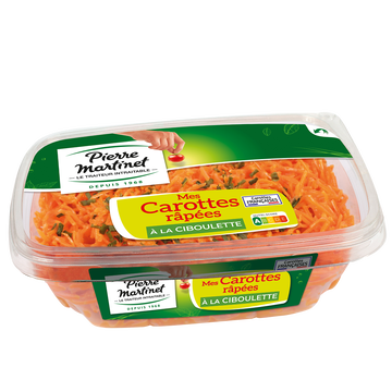 Pierre Martinet Carottes Râpées À La Ciboulette Origine France Pierre Martinet, 510g