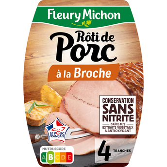Image de Roti de porc à la broche FLEURY MICHON 4 tranches