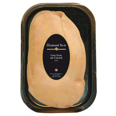 Foie gras de canard cruu DIAMANT NOIR 400g - Super U, Hyper U, U Express 