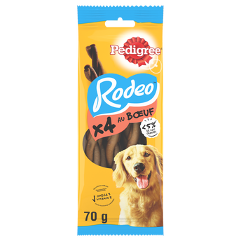 Image de Friandises chien récompenses Rodeo au boeuf PEDIGREE x4