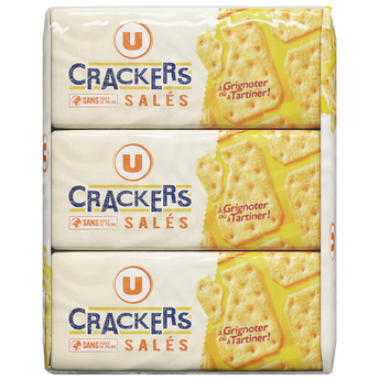 Image de U
Crackers salés 3 paquets de