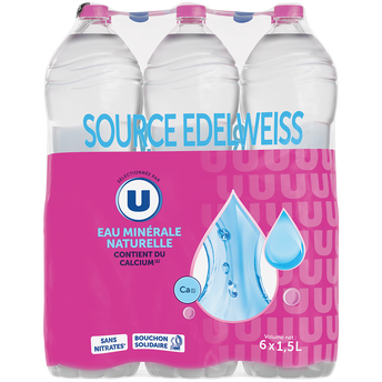 Image de U
Eau minérale Edelweiss