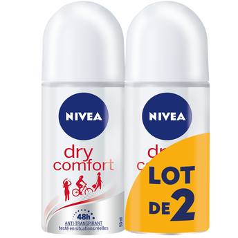 Image de Déodorant féminin dry confort NIVEA