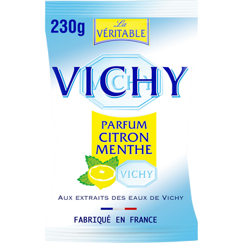 Image de Bonbons Pastilles Vichy au citron VICHY - Sachet de