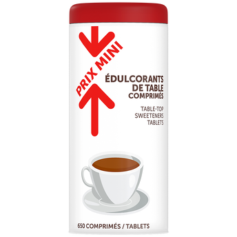 Image de Edulcorant de table PRIX MINI boîte 650 comprimés