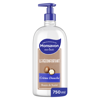 Image de Crème de douche MONSAVON Au lait Le Réconfortant