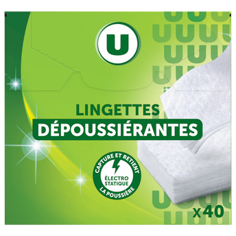 Image de U
Lingettes sèches dépoussiérantes