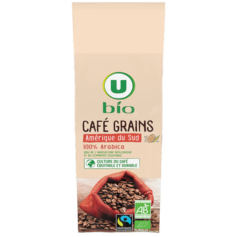 Image de U BIO
Café en grains Bio Amérique du sud