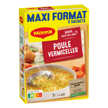 Image de Soupe Poule aux vermicelles Maggi - 3 x