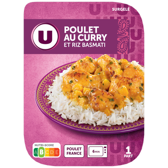 Image de U
Poulet au curry et riz basmati