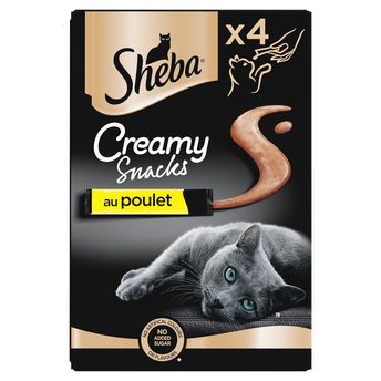 Image de Friandises chat Creamy snacks au poulet SHEBA