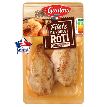 Image de Filet de poulet rôti, LE GAULOIS, France, 2 pièces 240 g