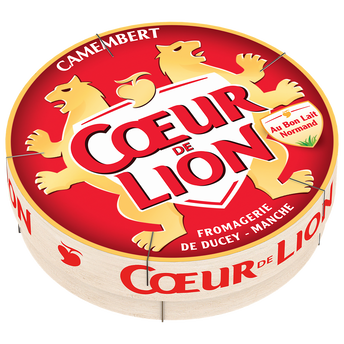 Image de Camembert au lait pasteurisé COEUR DE LION, 21%MG