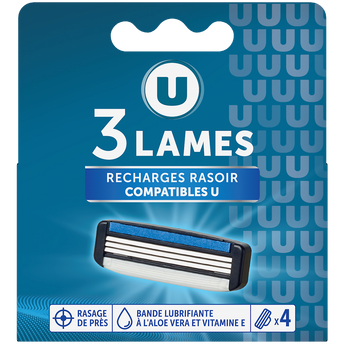 Image de U
Recharge rasoir homme 3 lames