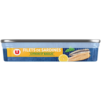 Image de U
Filets de sardines marinade citron et basilic