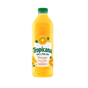 Image de Pur jus d'orange sans pulpe TROPICANA