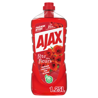 Image de Ajax Flacon Nettoyant menager Fête des Fleurs Coquelicot