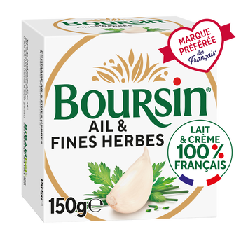 Image de Fromage frais à tartiner Ail et fines herbes BOURSIN