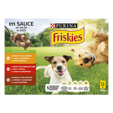 FRISKIES Sachets Fraîcheur - Aux viandes et poissons en sauce