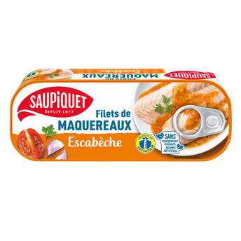 Image de Filets de maquereaux sauce escabèche SAUPIQUET