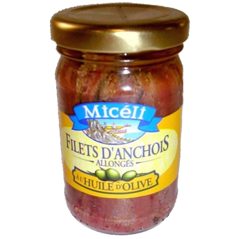 Image de Filets d'anchois allongés à l'huile d'olive MICELI