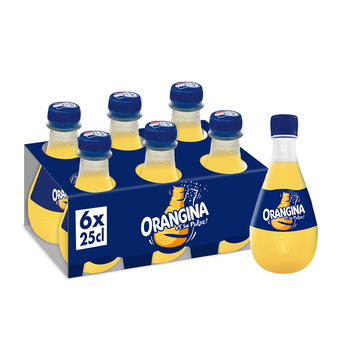 Image de Soda à l'orange ORANGINA - le pack de 6 bouteilles de