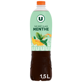 Image de U
Boisson au thé vert Parfum menthe - Bouteille