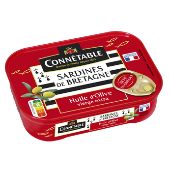 Image de Sardines à l'huile d'olive "Belles de Douarnenez" CONNETABLE