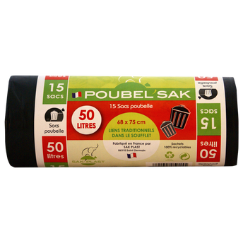 Image de Sac poubelle noir POUBEL'SAK
