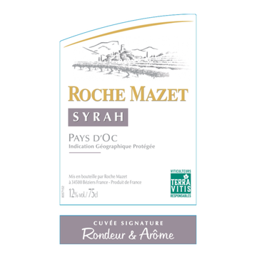 Roche Mazet Vin Rosé Igp De Pays D'oc Syrah Roche Mazet, 75cl