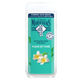 Image de Gel douche extra doux Fleur/Tiaré LE PETIT MARSEILLAIS