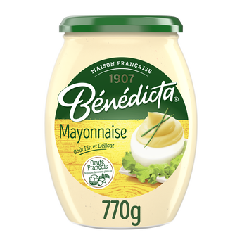 Image de Mayonnaise nature BENEDICTA, bocal