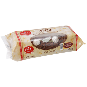 Image de Bûche pur beurre chocolat FORCHY PATISSIER
