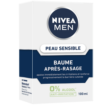 Image de Baume après-rasage peaux sensibles NIVEA FOR MEN, flacon