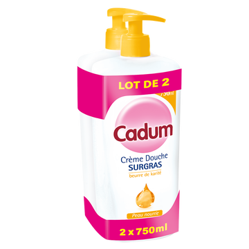Cadum Gel Douche Surgras Miel Cadum Lot De 2x750ml