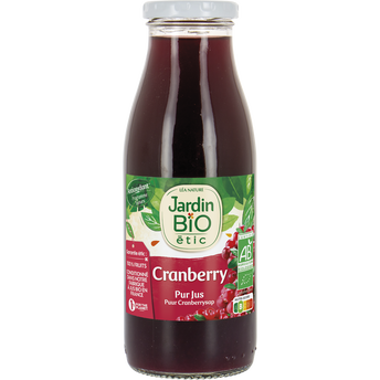 Image de Pur jus de cranberry bio JARDIN BIO