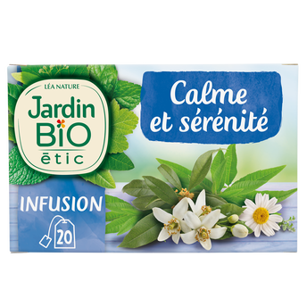 Image de Infusion Bio Calme et Sérénité JARDIN BIO ETIC - 20 sachets