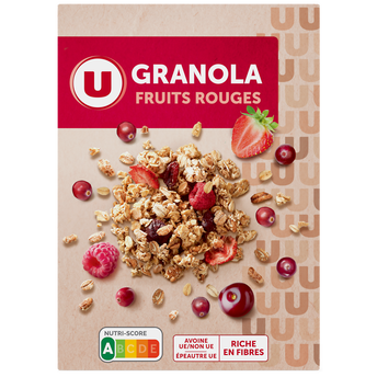 Image de U
Céréales Granola fruits rouges