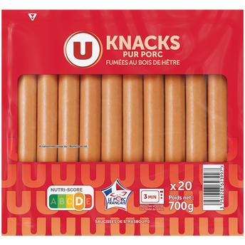 Image de U
Knacks Pur Porc - x20
