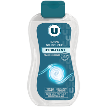 Image de U
Gel douche homme Peaux sensibles, hydratant